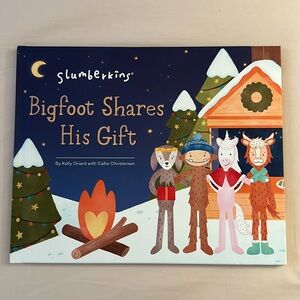 Slumberkins Bigfoot Shares His Gift Hardcover Book